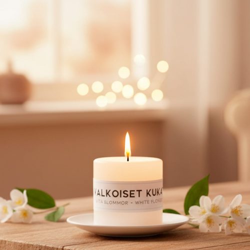 Tuoksukynttilä Valkoiset kukat