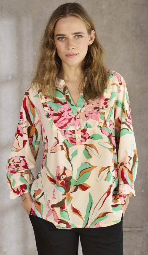 Ze-Ze Dot pusero Pink Orchid